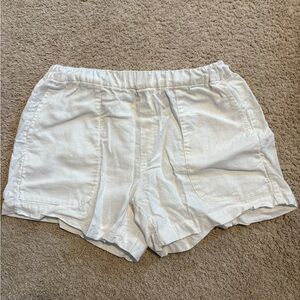Banana Republic Women's White Linen Shorts